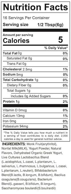 Yogurt Smoothie Mix Original NO ADDED SUGAR