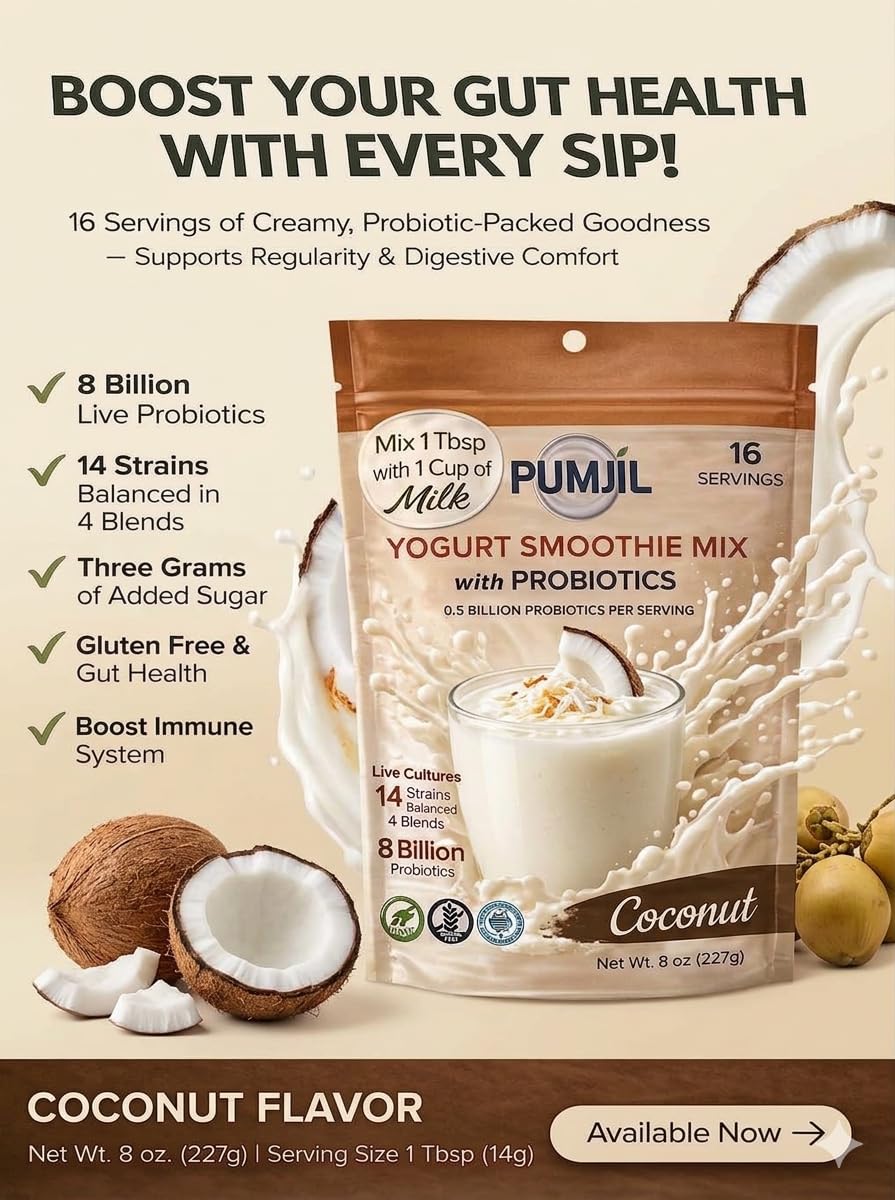 Pumjil Coconut yogurt smoothie mix