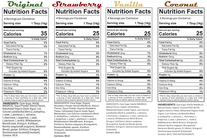 Yogurt Smoothie Mix Variety pack